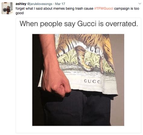 tfw gucci campaign|gucci tfw meme.